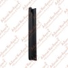 12.50" "Bedaiah" Hand-Forged Iron Door Pull with Back Plate